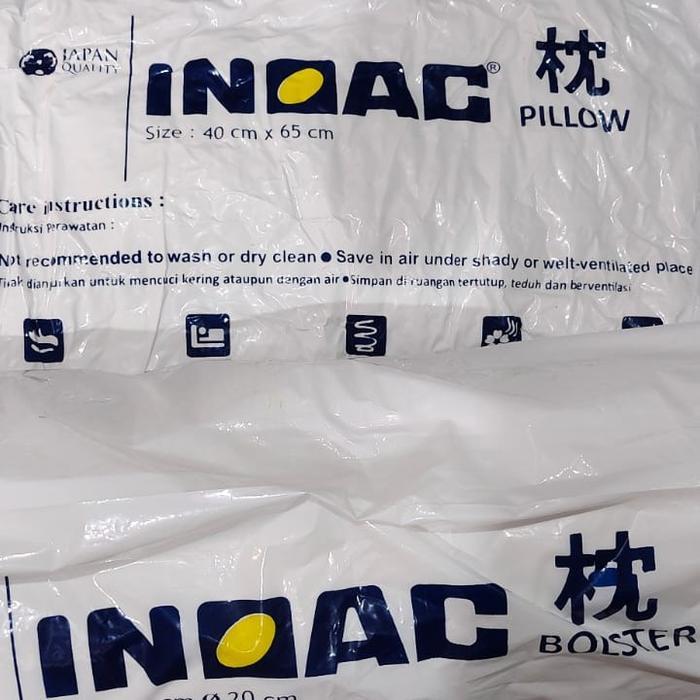 "New" Special Dapat 2 Bantal Tidur dan Guling INOAC Premium Hotel 100% Silicon Asli Original & Anti