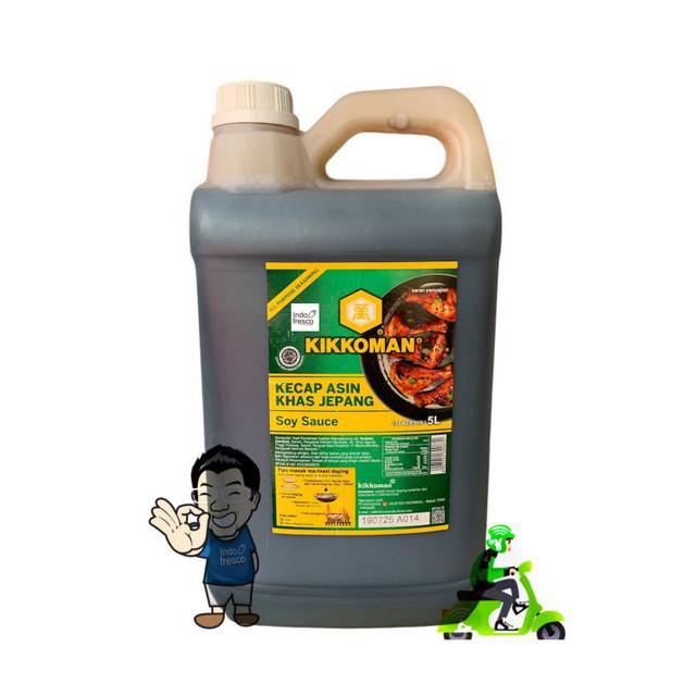 ASLI Kikkoman Puose Sauce- Kecap Asin Jepang Halal 5Kg SUS GOSEND READY STOCK