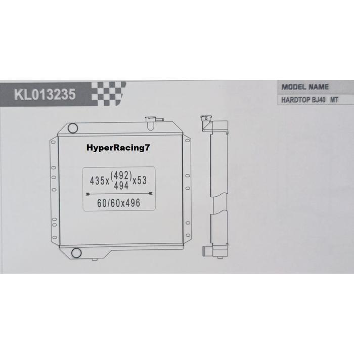 Koyorad Hardtop Bj40 Full Alumunium Koyorad Racing