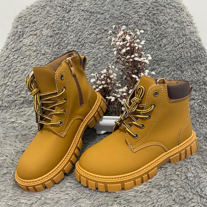 Bata Tomkins - [ Sepatu Tali Boots Anak Perempuan
