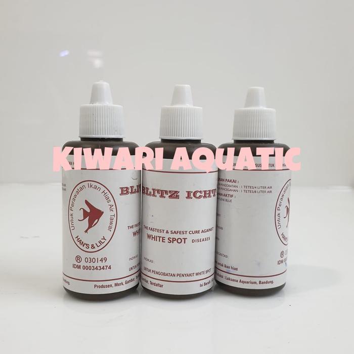 BLITZ ICHT OBAT IKAN HIAS UNTUK WHITE SPOT 1BOX @24 BOTOL 50CC