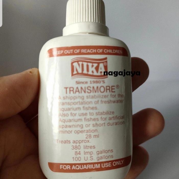 NIKA TRANSMORE STABILIZER OBAT PEMBIUS IKAN 28 ML