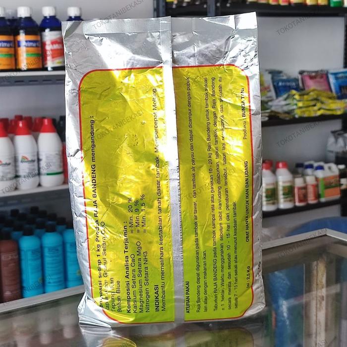 PROBIOTIK IKAN PENUMBUH PLANKTON RAJA BANDENG 2,5 KG UNTUK BUDIDAYA IKAN DAN UDANG