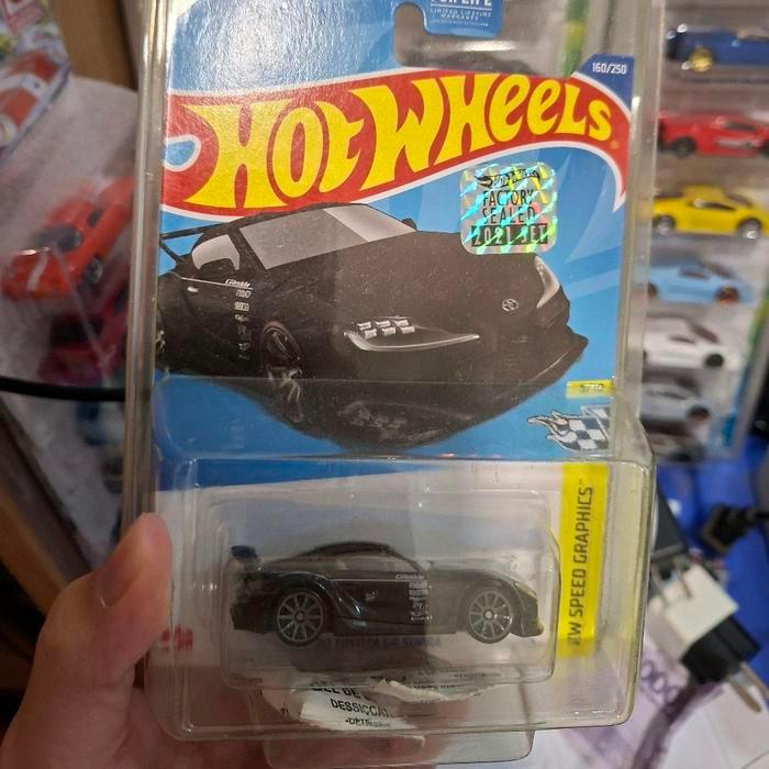 HOTWHEELS 20 TOYOTA SUPRA HITAM FACTORY SEALED