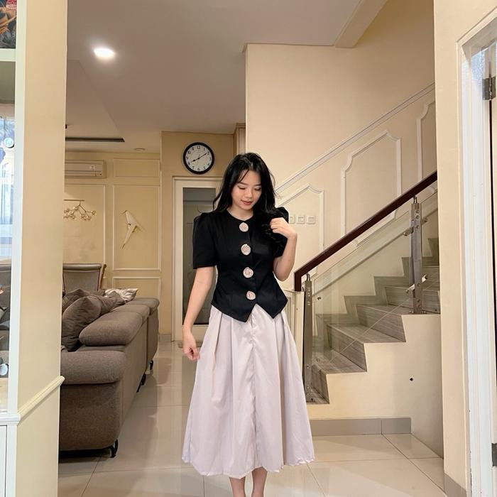 HERFIT LEONORA ONE SET ROK + ATASAN ( SET PENDEK )