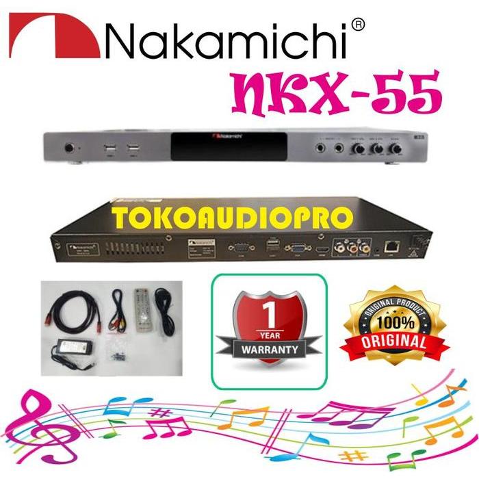Nakamichi Nk-X55 Mesin Karaoke Hardisk 2Tb Co