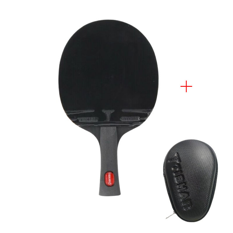 Tibhar Double-D Inverted Rubber 6-Star Carbon Blade Professional Single Table Tennis Racket