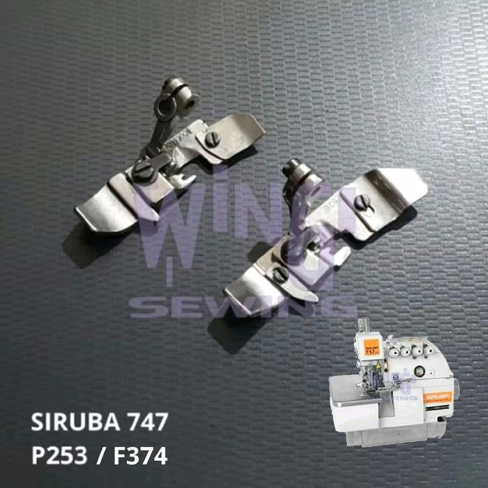 P253 F374 SIRUBA 747 Sepatu Benang 4 Mesin Jahit Obras TYPICAL JACK SIMARU