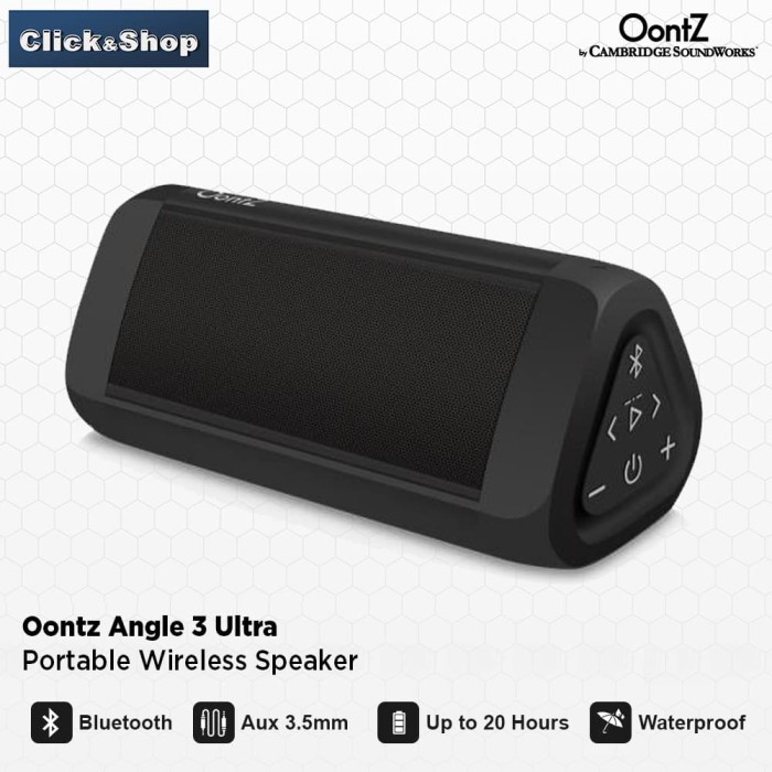 OONTZ ANGLE 3 ULTRA PORTABLE WIRELESS BLUETOOTH SPEAKER -WIRELESS & BLUETOOTH SPEAKER