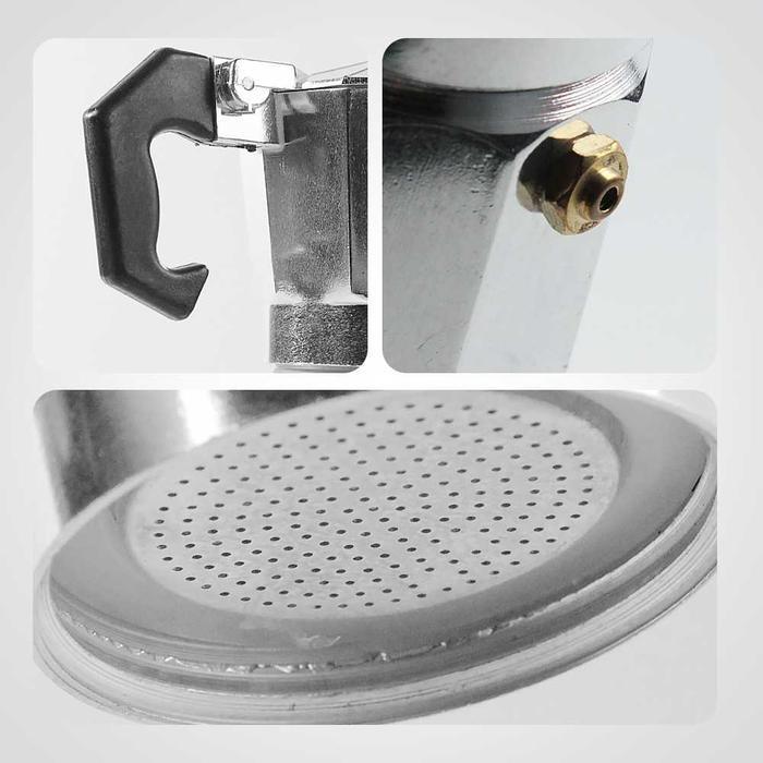 One Two Cups Moka Pot Espresso Coffee Maker Stovetop - Jf112 By Monopole Factory