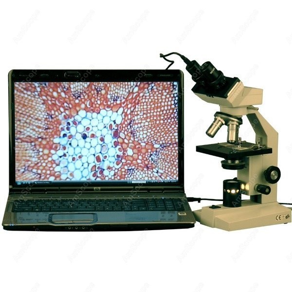Vet High Power Binocular Microscope--AmScope Supplies 1000X Vet High Power Binocular Microscope +