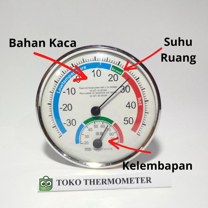 Termometer Hygrometer Analog Ruang Thermometer Ruangan Y3466
