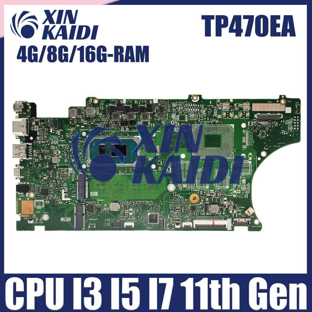 Tp470Ea Notebook Mainboard For Asus Vivobook Flip Tp470E Tp470Ez Laptop Motherboard Cpu I3 I5 I7