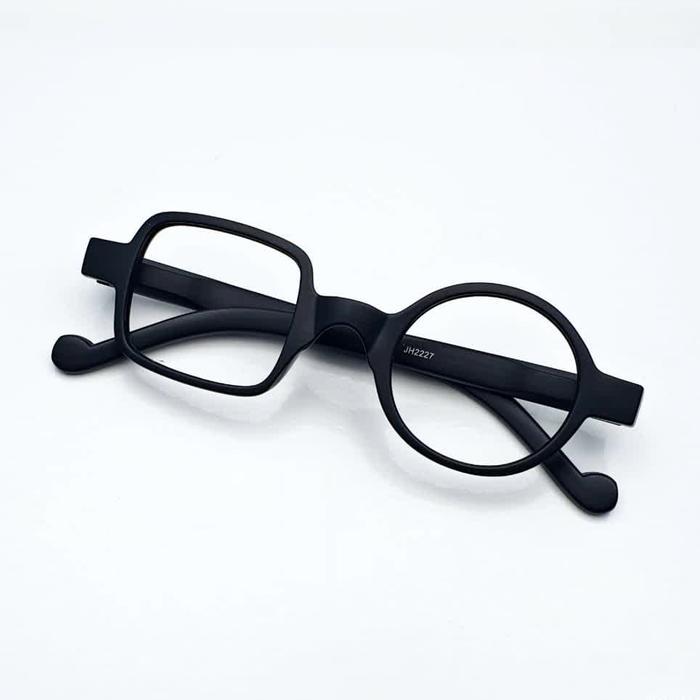 Kacamata Kotak Bulat Minus Baca Plus Anti Radiasi Blueray Photocromic