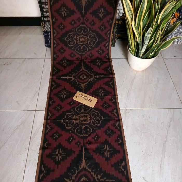 Slendang tenun Ikat Lasem Halusan motif lobeng kombinasi Syal Slendang bali.pakaian Adat