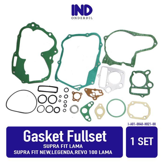 SIAPKIRIM Gasket Fullset Supra Fit New & Legenda & Supra Fit Lama & Revo 100 Lama Peak Topset Paking