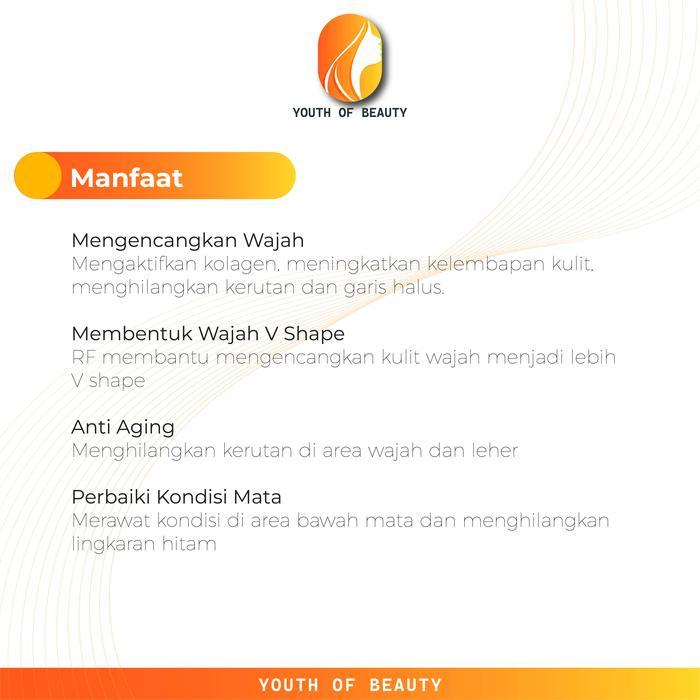 Alat Kecantikan Wanita Ultrasonic Mini Hifu Perawatan Wajah Anti Penuaan Kerutan Mengencangkan Kulit