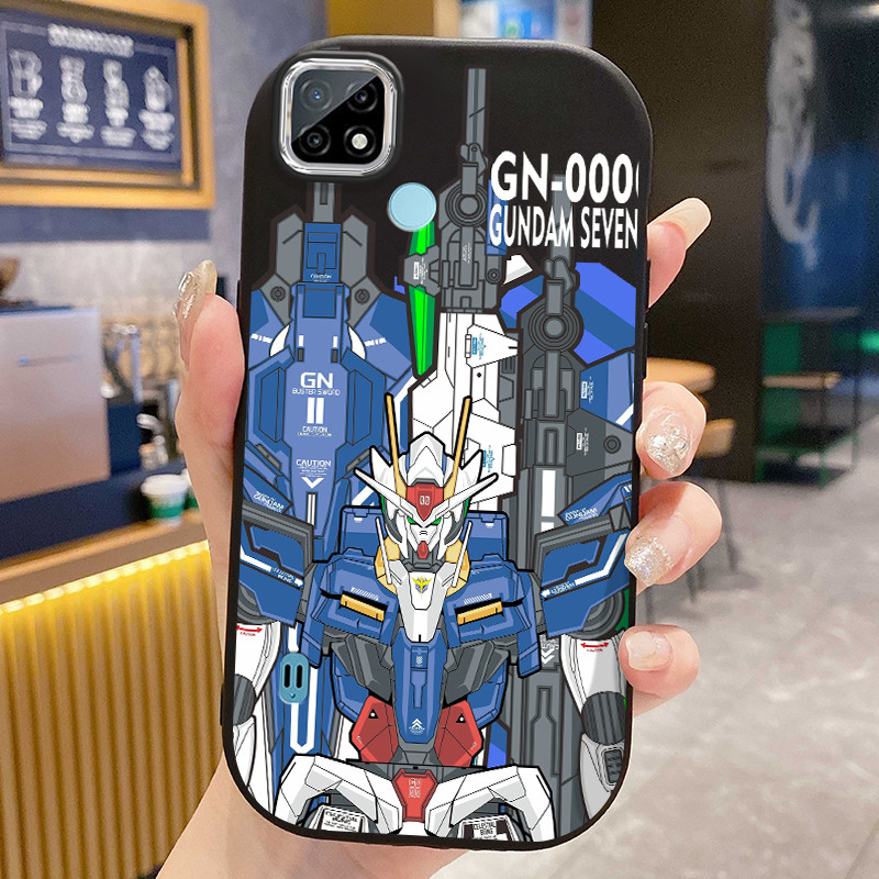 Casing Hp Untuk Realme C21 C21Y C25Y C20 C20A C11 2021 Case Casing Robot pola Kesing HP Cesing bulat