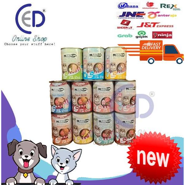 MAKANAN KUCING KALENG MARKOTOPS WET FOOD KITTEN & ADULT 400GR