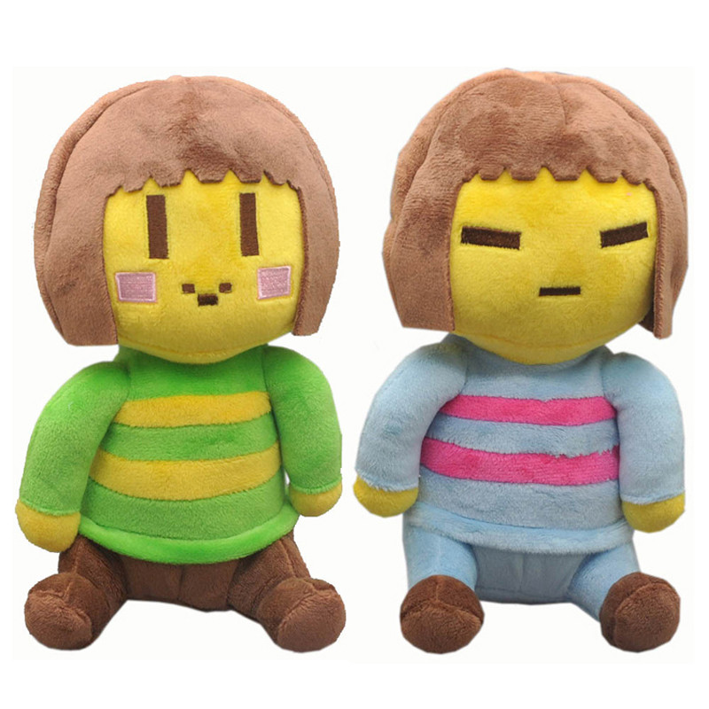 Undertale S 22Cm Undertale Chara & Frisk Soft Stuffed Toys Doll For Kids Children Christmas Gifts