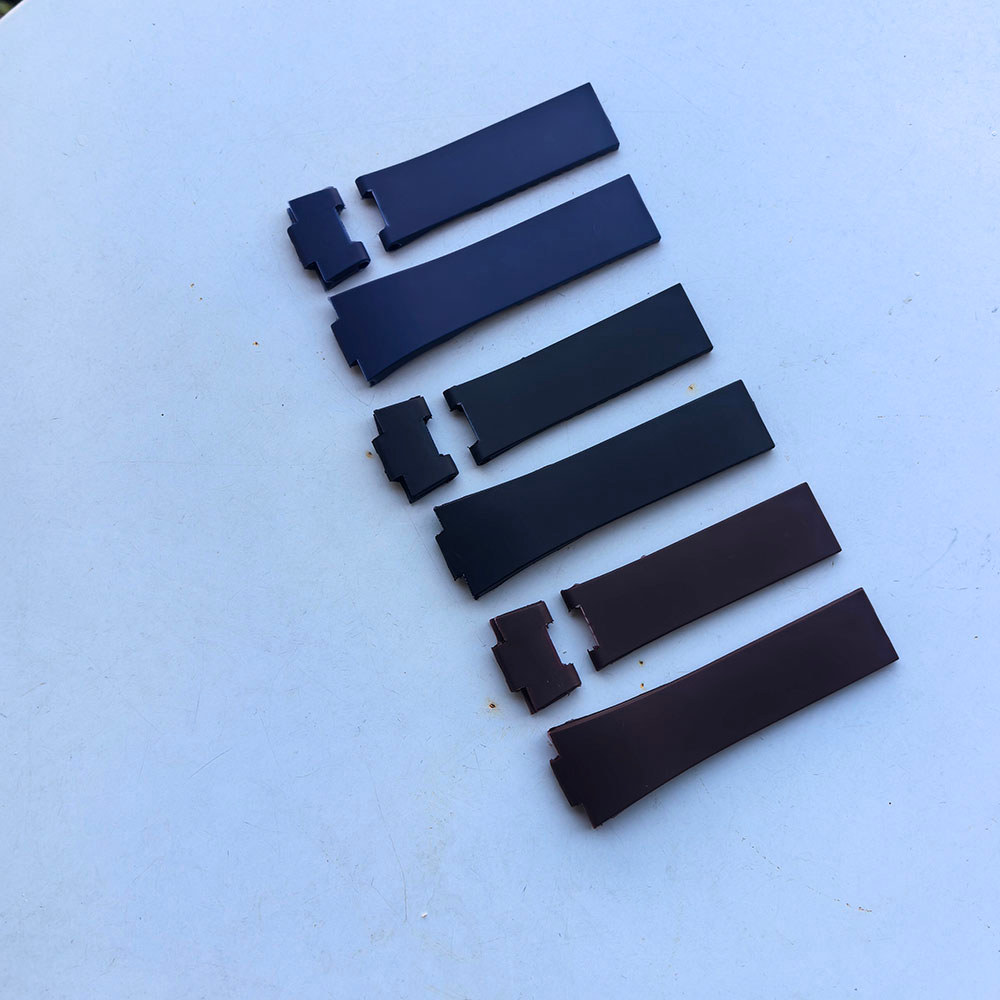 Silicone Rubber Watch Strap Watchbands For Ulysse Nardin Rubber Waterproof Watch Accessories No