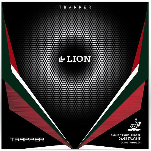 Karet Bat Tenis Meja Bintik Panjang Lion Trapper OX