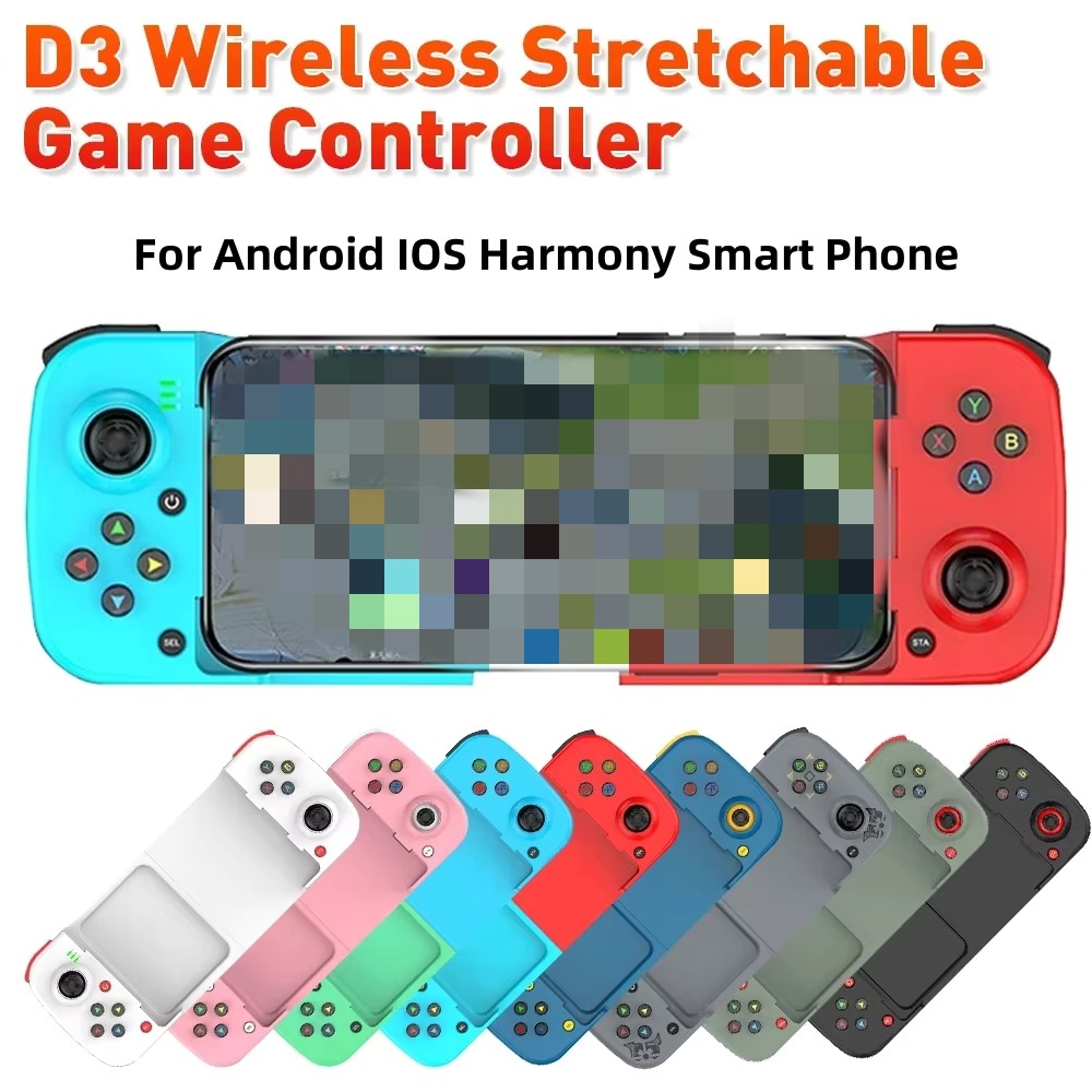 D3 Wireless Stretchable Game Controller Bluetooth 5.0 Mobile Phone Gamepad Controller For Samsung