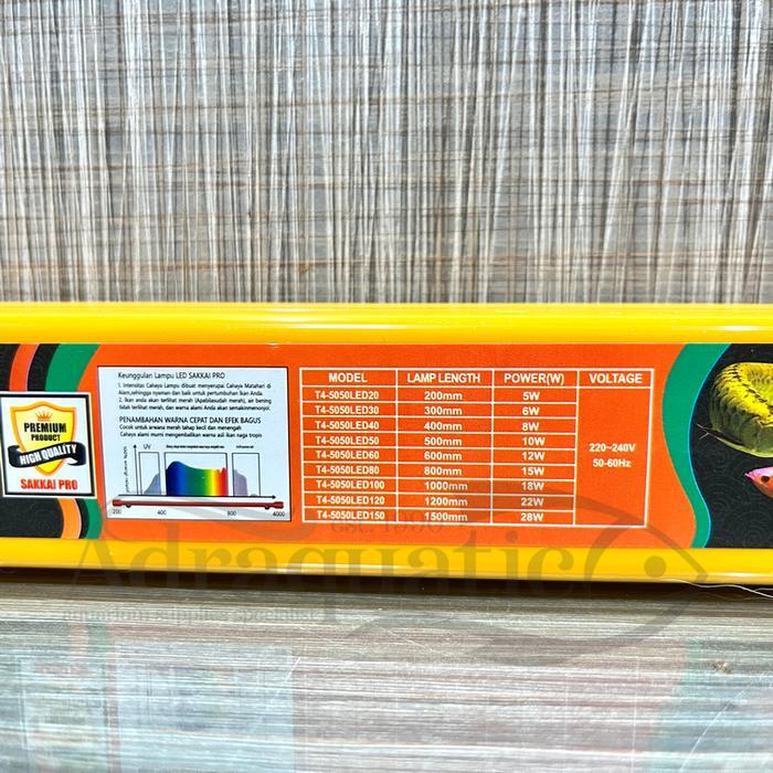 SAKKAI PRO T4-5050 LED50 LAMPU LED 50CM AQUARIUM LIGHT AQUASCAPE AKUARIUM 50 CM