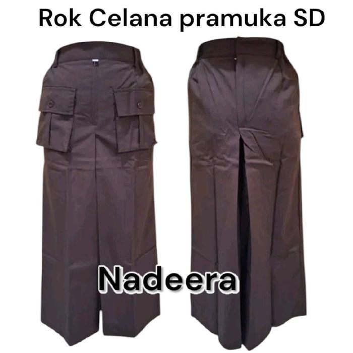 Seragam Sekolah SD Rok Celana Kulot Anak Perempuan Pramuka Panjang