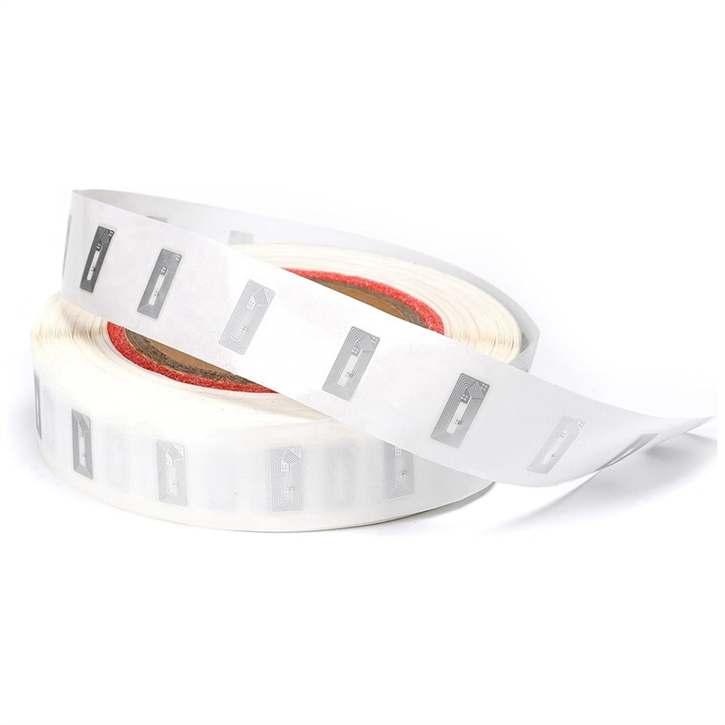 100 PCS NFC Tags Sticker with NTAG213 Chip Blank NFC Stickers Adhesive Labels RFID Tags Rewritable