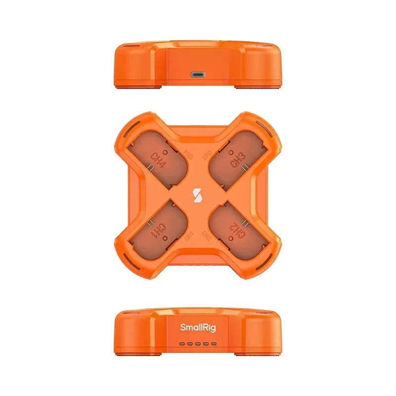 BELI SEKARANG SmallRig 4838 LP-E6NH 4-Channel Camera Battery Charger For Canon 70D 7DII R6 R5 60D 80