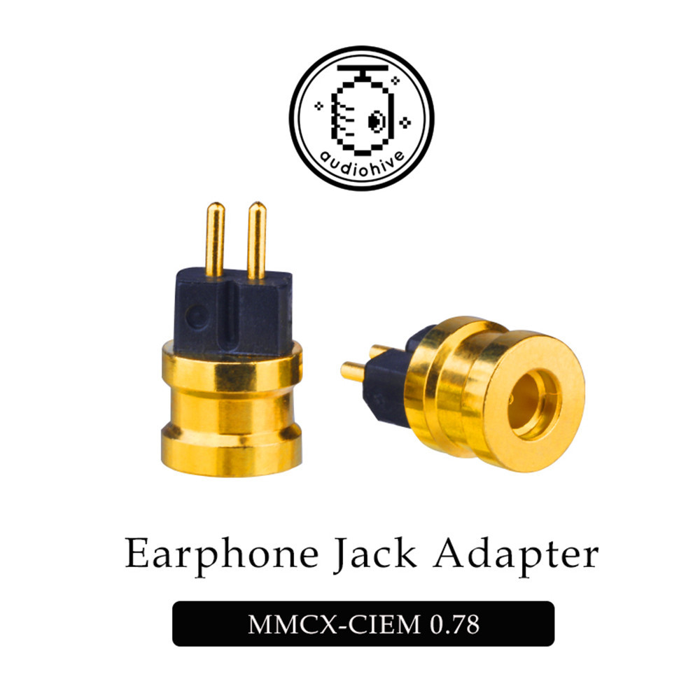 Audiohive Earphone Jack Adapter MMCX 2Pin 0.78 flat - 2Pin Groove Earphone Protector MMCX TO MMCX