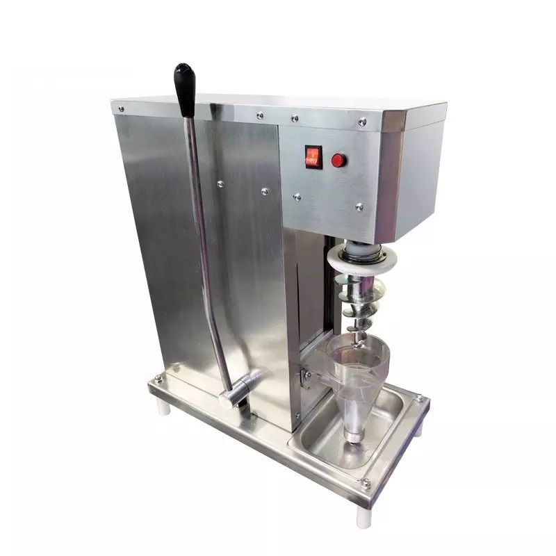 Tabletop Fruit Ice Cream Blending Mixer Machine Swirl Fruit Yogurt Ice Cream Blender Machine