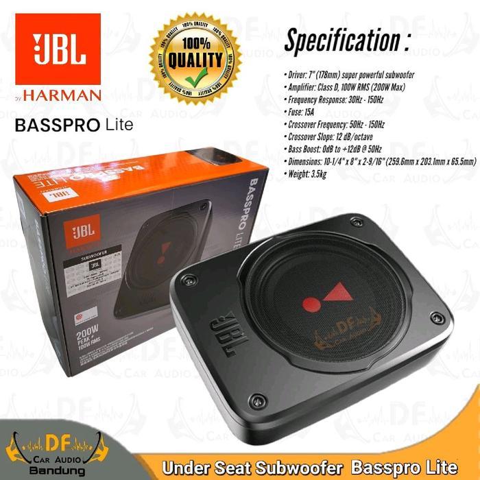 Subwoofer Aktif Kolong Jok Jbl Basspro Lite
