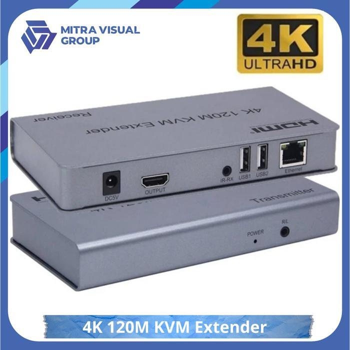 HDMI+USB EXTENDER 4K 120M KVM Extender Computer