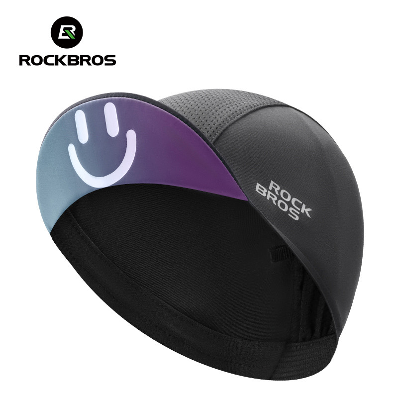ROCKBROS Summer Cycling Cap With Brim Sun Protection Breathable Quick Dry Cycling Hat Cap Outdoor