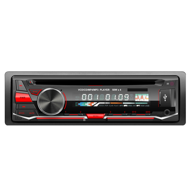 Universal Car Stereo Radio Audio Player CD DVD MP3 Player With FM Aux Input SD/USB Port