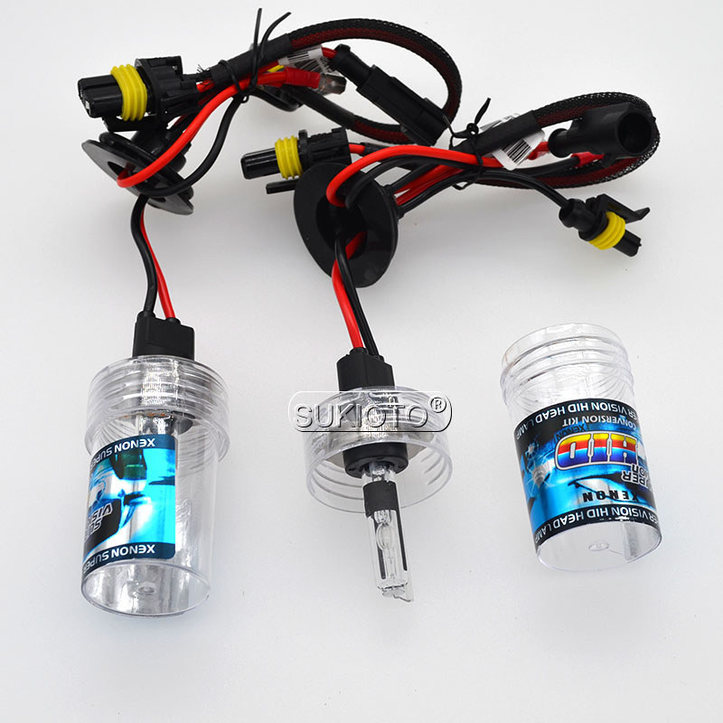 SUKIOTO 35W-55W Xenon H7CR HID Bulbs 4300K 5000K 8000K 6000K Metal Base H7 H7C-R Coating Layer Car