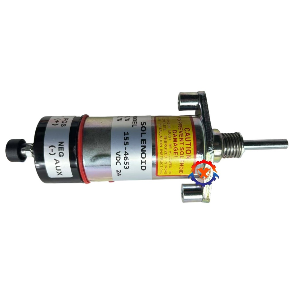 Stop Shutoff Solenoid 24V 155-4653 1554653 For E330B E330C E330 973C 3304 3306 3406 3406B 3406C 330