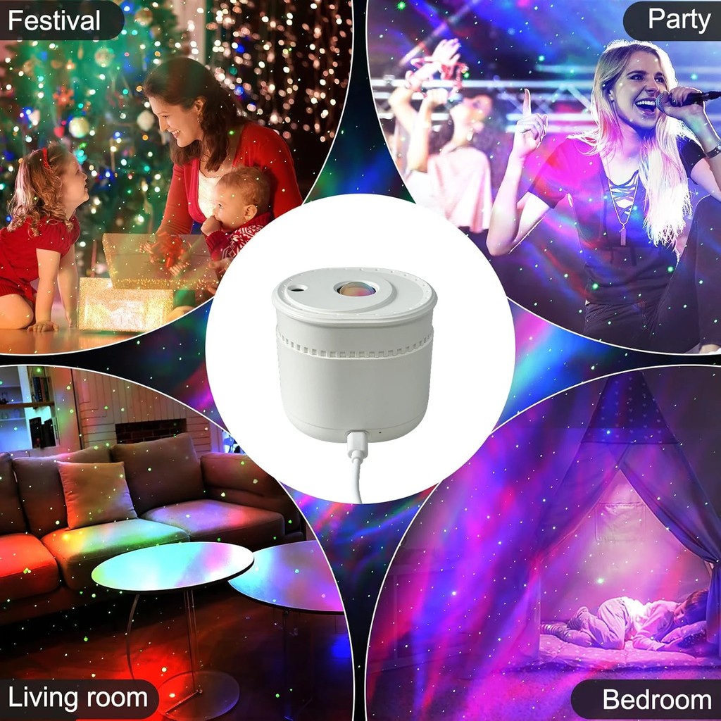 Small Nebula Starry Sky Projection Lamp Projector Light Galaxy Sky Projector Bedroom Night Light