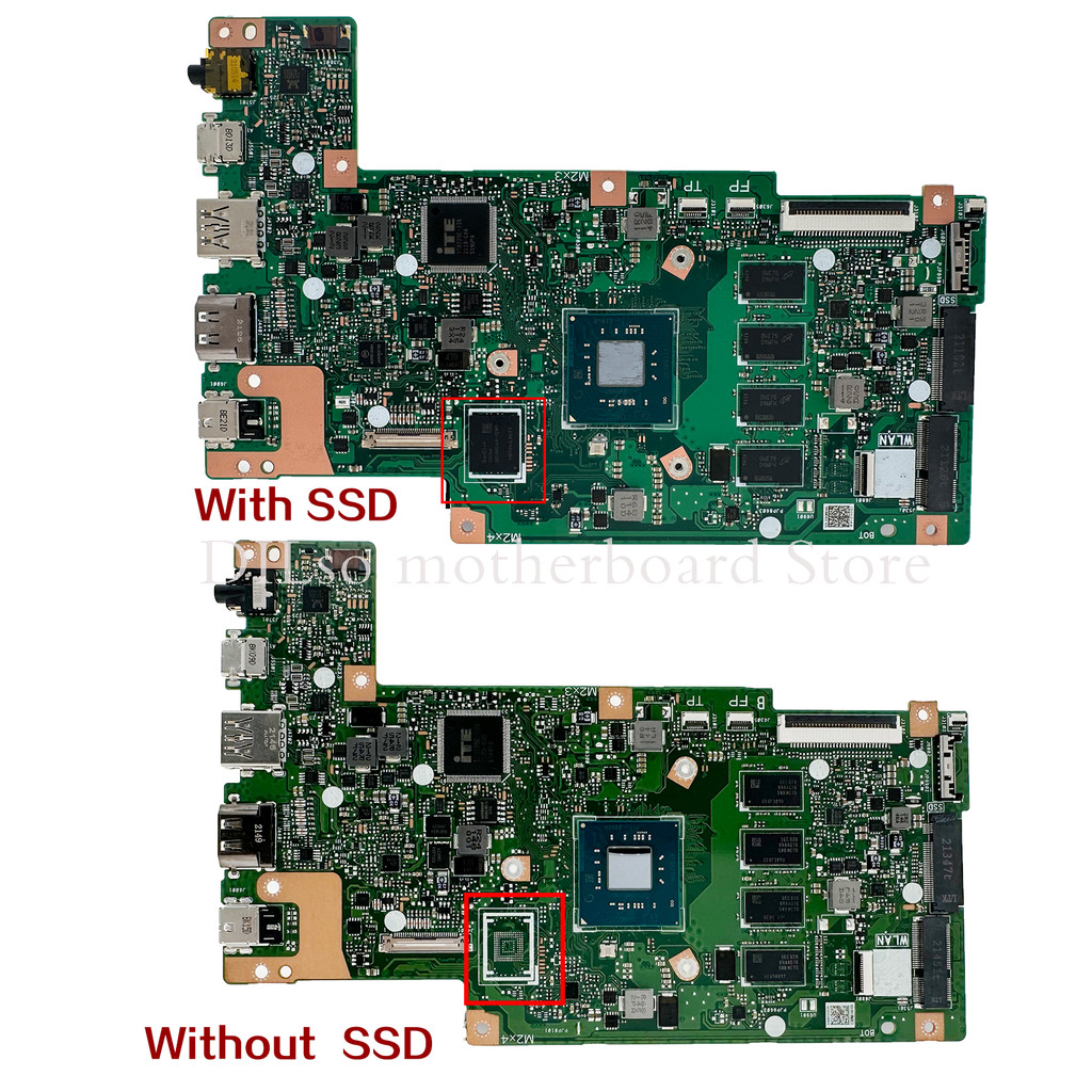 KEFU E410MA Laptop Motherboard For Asus E410MAS E510MA E410 E510M Mainboard with N4020 N4120 N5030