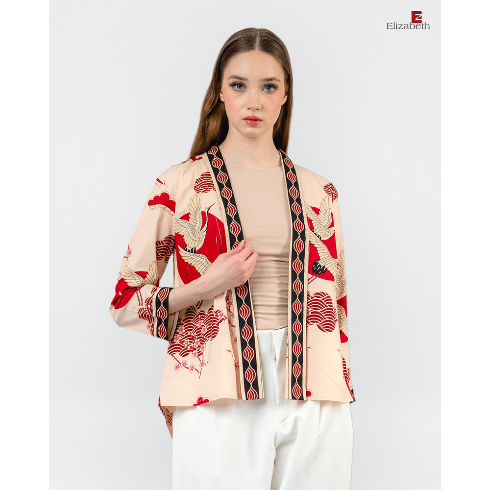 Elizabeth - Cardigan Batik | Lengan Panjang 0559-3551