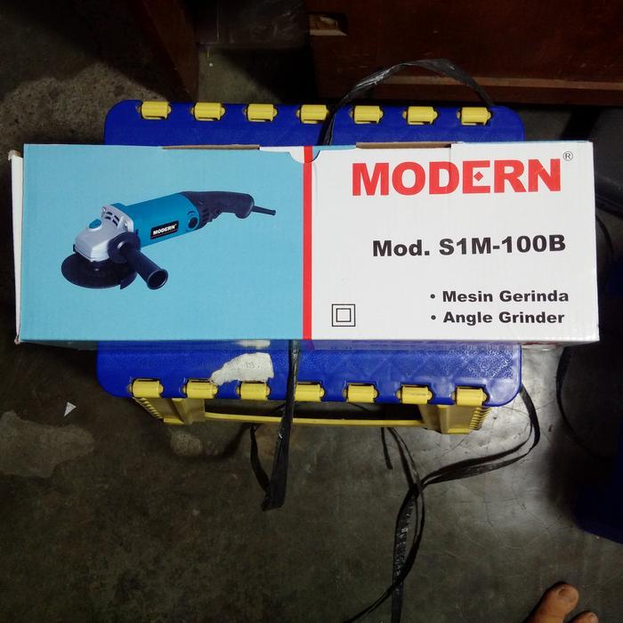 Grendo Mesin Gerinda Angle Grinder Merk Modern Code Sim 100