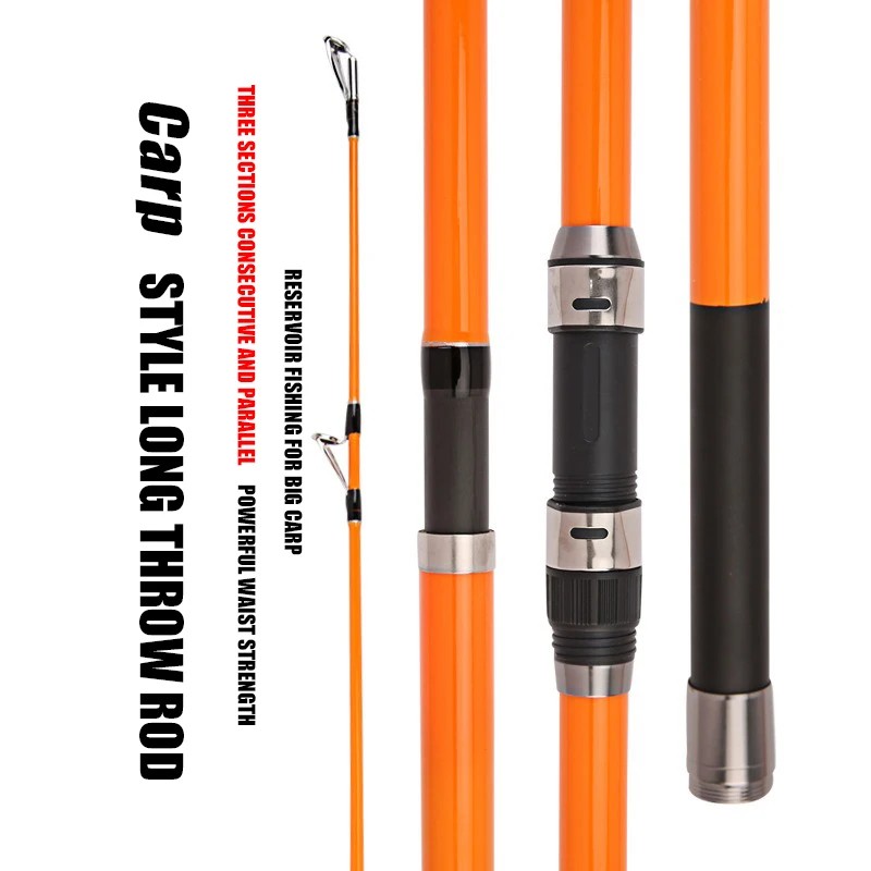 3.3/3.6/3.9/4.2M Carp Rod 35kg Surf Fishing Rod 80-350g 20-60LB Travel Surf Spinning Rod 3 Piece