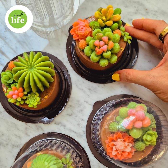 Pudding cup cake gift hampers