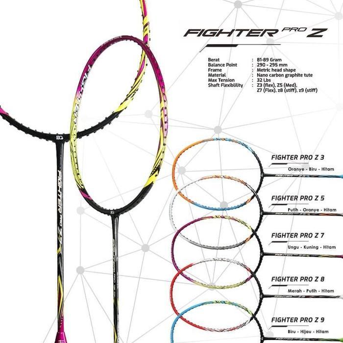TerbaruBest Seller Raket Badminton Hiqua Fighter Pro Z Original