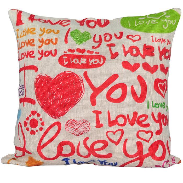 Bantal Sofa 45x45 I Love You