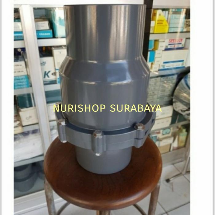 Check Valve 4 Inch Kdj King Da Jeng / Swing Check Valve Pvc 4" In Inch