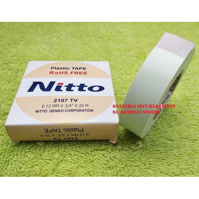 Putih Nitto Isolasi warna selotip solasi tape solatip Kabel