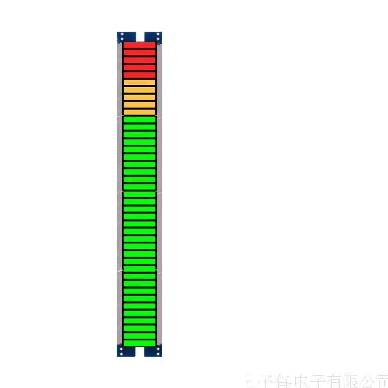 Newly Launched 40 Segment Led Light Column Vu Meter Module For Audio Signals, Level Indicators, And